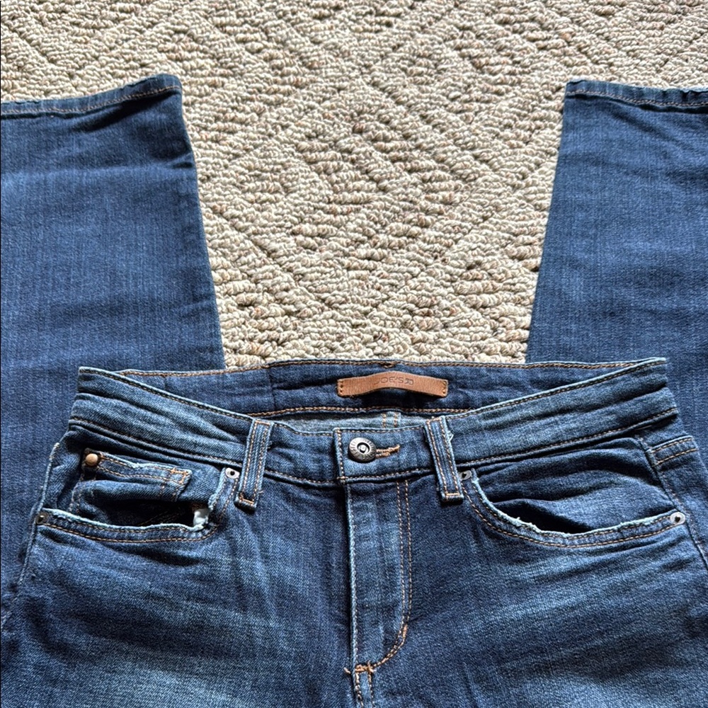 Straight Ankle Joe's Jeans Classic Blue Denim. Vintage Reserve - Picture 3 of 8